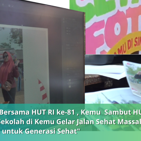 Inovasi Kreatif Kemerdekaan: Siswa PSPT SMKN 2 Banjit Hadirkan Stand Jasa Cetak Foto Instan di Jalan Sehat Kemu